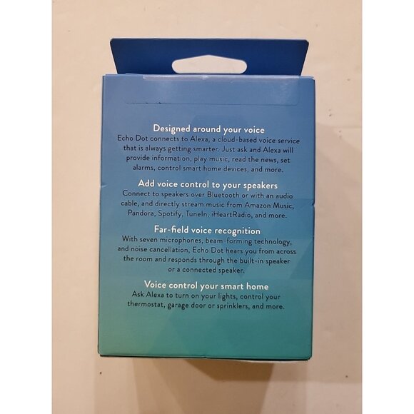 Echo Dot White Smart Speaker  2nd Generation NEW FACTORY SEALED - Picture 2 of 6